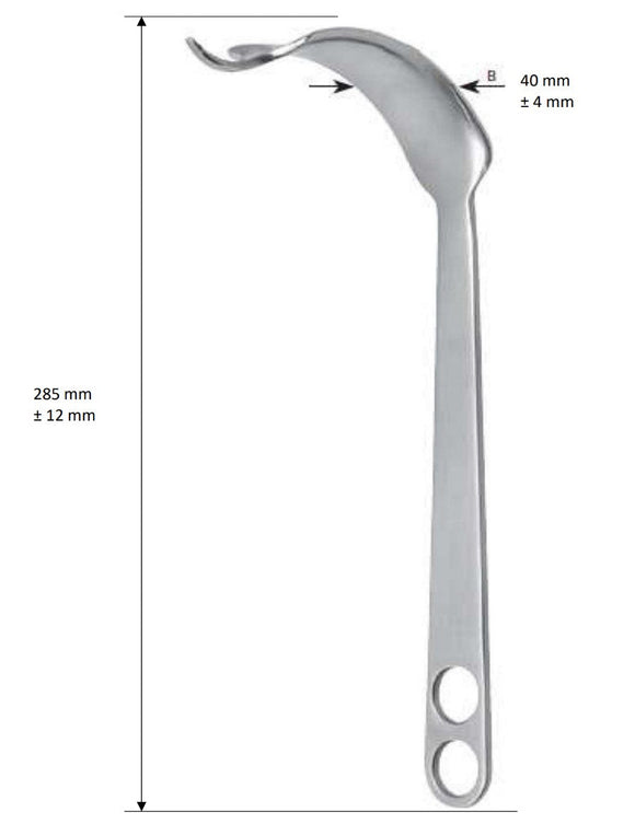 Hohmann retractor - nr 5 Pro-Med