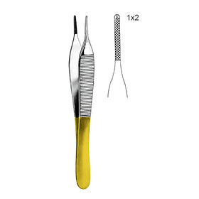 Adson pincet, 1x2 tanden, extra grip tip, TC REDA