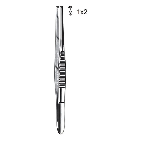 Chirurgisch pincet, standaard, 1x2, USA REDA