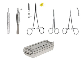 Hechtset met 5 chirurgische instrumenten - Complete set Besurgical