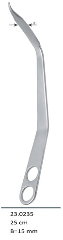 Hohmann retractor - dubbele buiging - THP/TKP Pro-Med