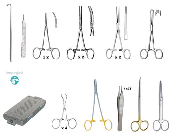 Instrumentenset - Chirurgie / Sterilisatie Kat en Hond - Besurgical