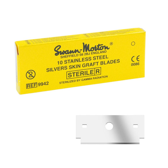 Mes - Dermatoom SILVER - 10st Swann-Morton