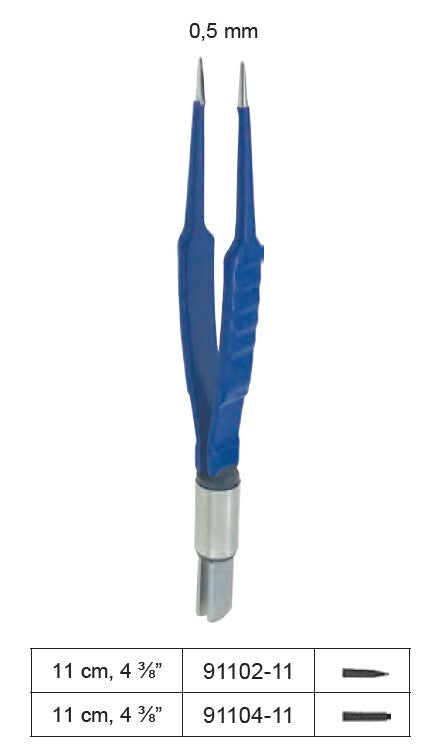Bipolaire pincet, recht, 11cm - Besurgical