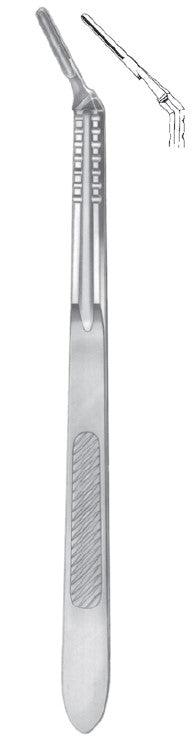 scalpel handle no. 4 L, angled - Besurgical