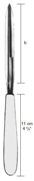 inerosseous knife 11cm - Besurgical