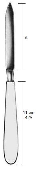 phalangeal knife 9,5cm - Besurgical