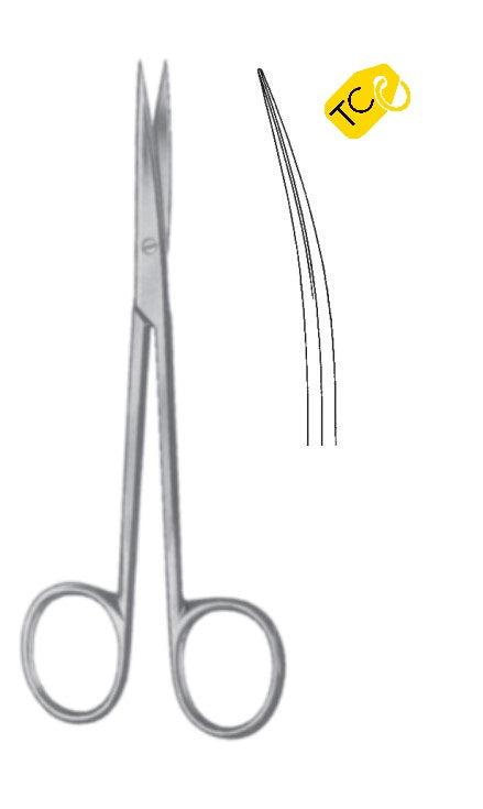 dissecting scissors, curved, TC, METZENBAUM - Besurgical