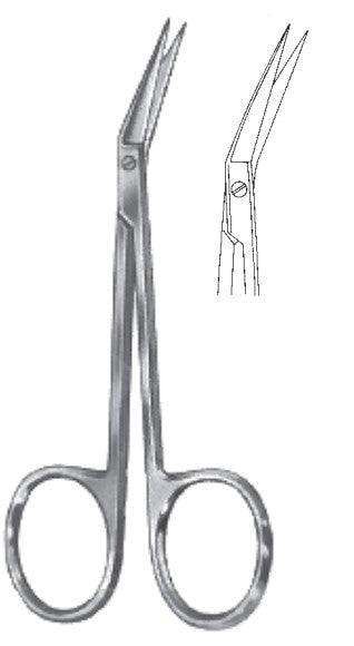 IRIS scissor 11cm angled - Besurgical