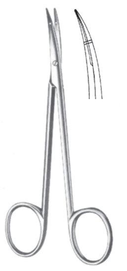 LITTLER scissors 12cm curved - Besurgical