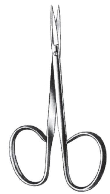eye scissor Ribbon type 10cm straight - Besurgical