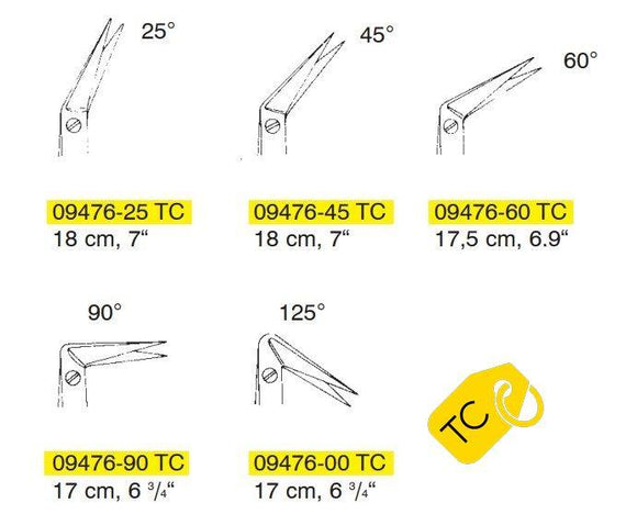 vascular scissors, DIETRICH, with TC insert - Besurgical