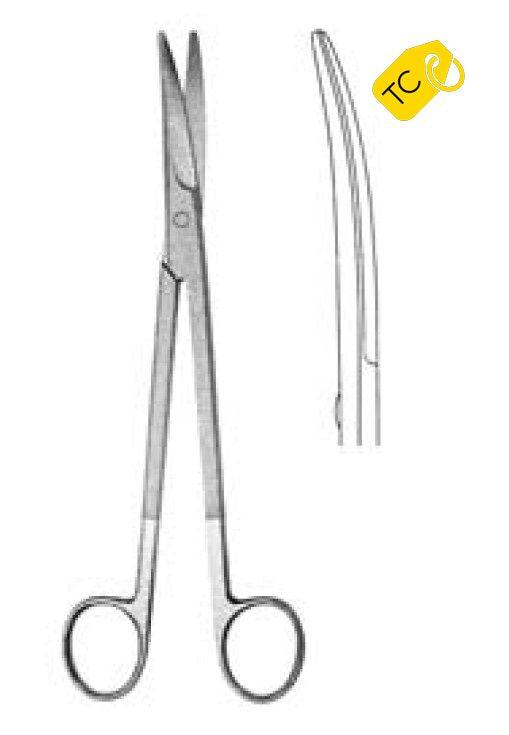Parametrium scissors with TC - Besurgical