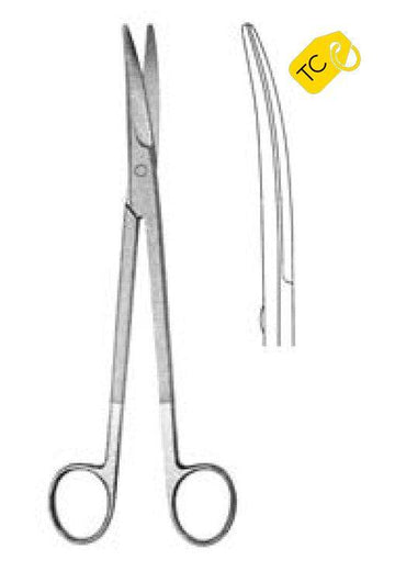 Parametrium scissors with TC - Besurgical