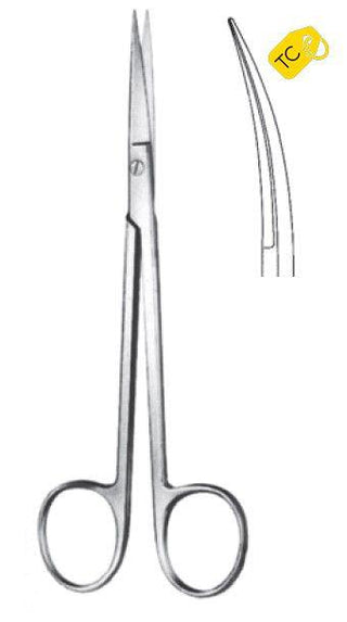vascular scissors, KELLY with TC - Besurgical