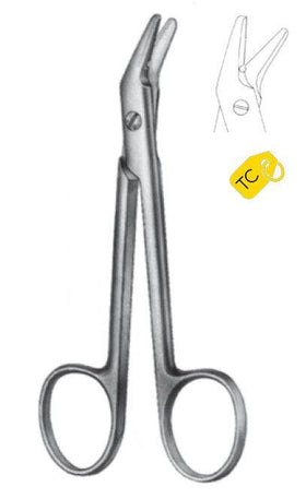 Metaaldraad schaar, UNIVERSAL, TC, 12cm - Besurgical