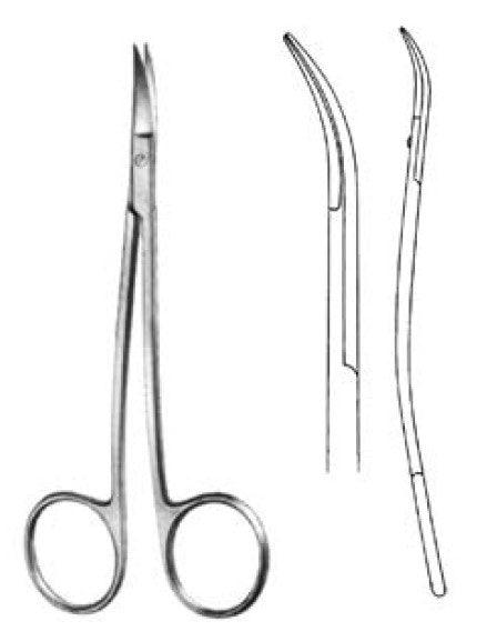 LA GRANGE gum scissors 11cm s-shaped - Besurgical