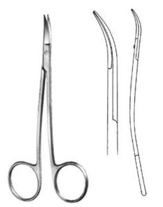 LA GRANGE gum scissors 11cm s-shaped - Besurgical