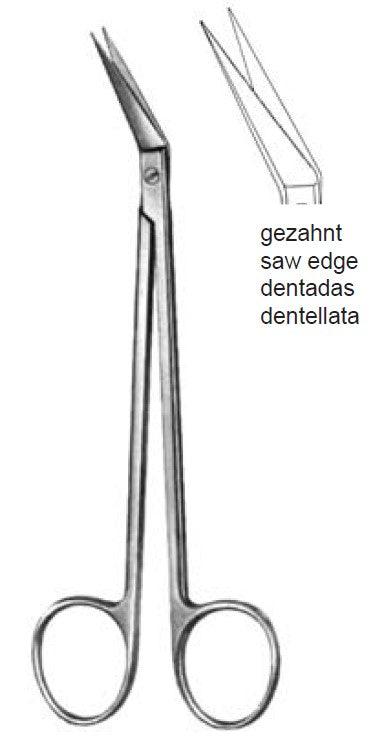 gum scissors LOCKLIN sharp/sharp, - Besurgical