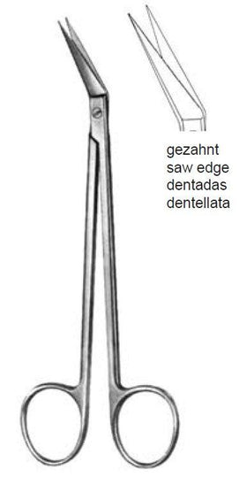 gum scissors LOCKLIN sharp/sharp, - Besurgical