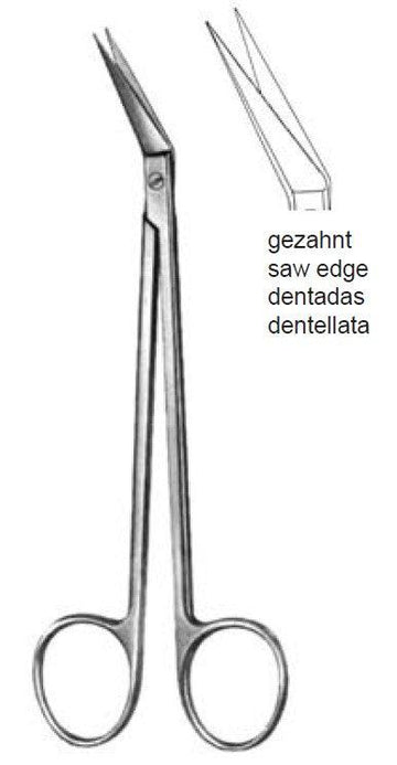 gum scissors LOCKLIN sharp/sharp, - Besurgical
