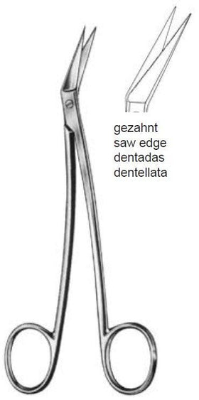 gum scissors, LOCKLIN - Besurgical