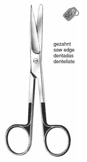 Supercut Scissors,straight,14cm str. - Besurgical