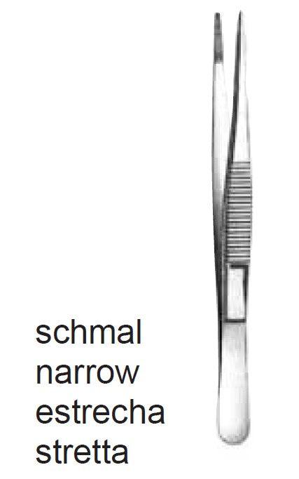 Anatomisch pincet, standaard, fijn - Besurgical