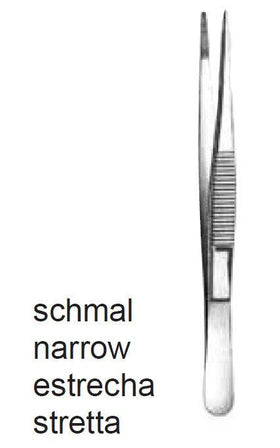Anatomisch pincet, standaard, fijn - Besurgical
