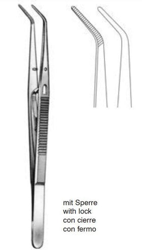 London-College dentaal pincet, with lock - Besurgical