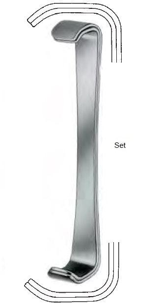 retractor double pair,FARABEUF (set) - Besurgical