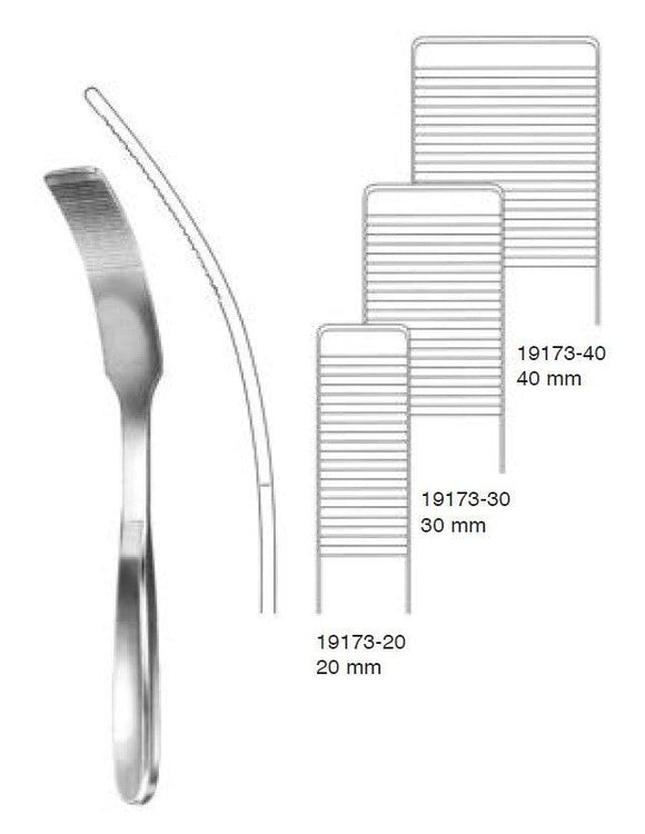 KADER abdominale spatel - Besurgical