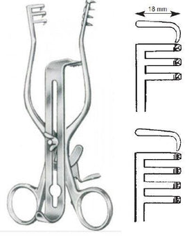 retractor, HENLEY, complete set - Besurgical