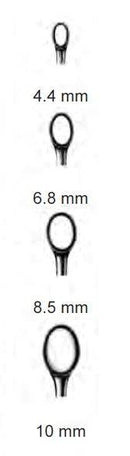 bone curette, ferrozell handle - Besurgical