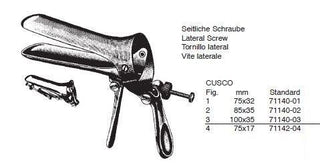 Vaginaal speculum, laterale schroef, CUSCO - Besurgical