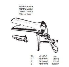 Vaginaal speculum, centrale schroef, CUSCO - Besurgical