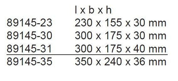 tray 230 x 155 x 30mm - Besurgical