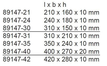 tray 210 x 160 x 10mm - Besurgical