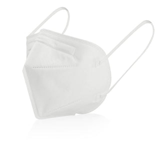 FFP2 masker (mondkapje) in wit of zwart - oorlus - 5St - Besurgical