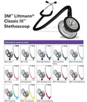 Stethoscoop Littmann Classic III - met 2 membranen - verschillende kleuren - 3M Besurgical