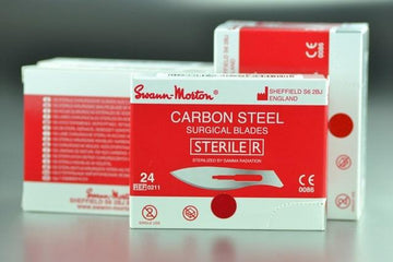 Swann Morton scalpel / mesjes, steriel, nr 24 - 100st - ref 0211 - Besurgical