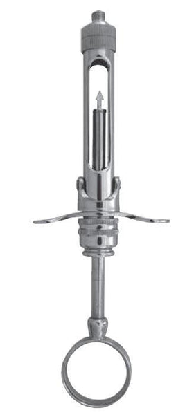 Carpulespuit-met aspiratie en metrische draad - Besurgical